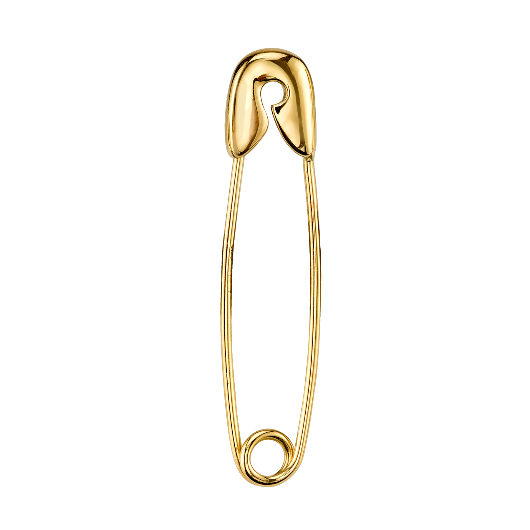 Gold Safety Pin Transparent PNG