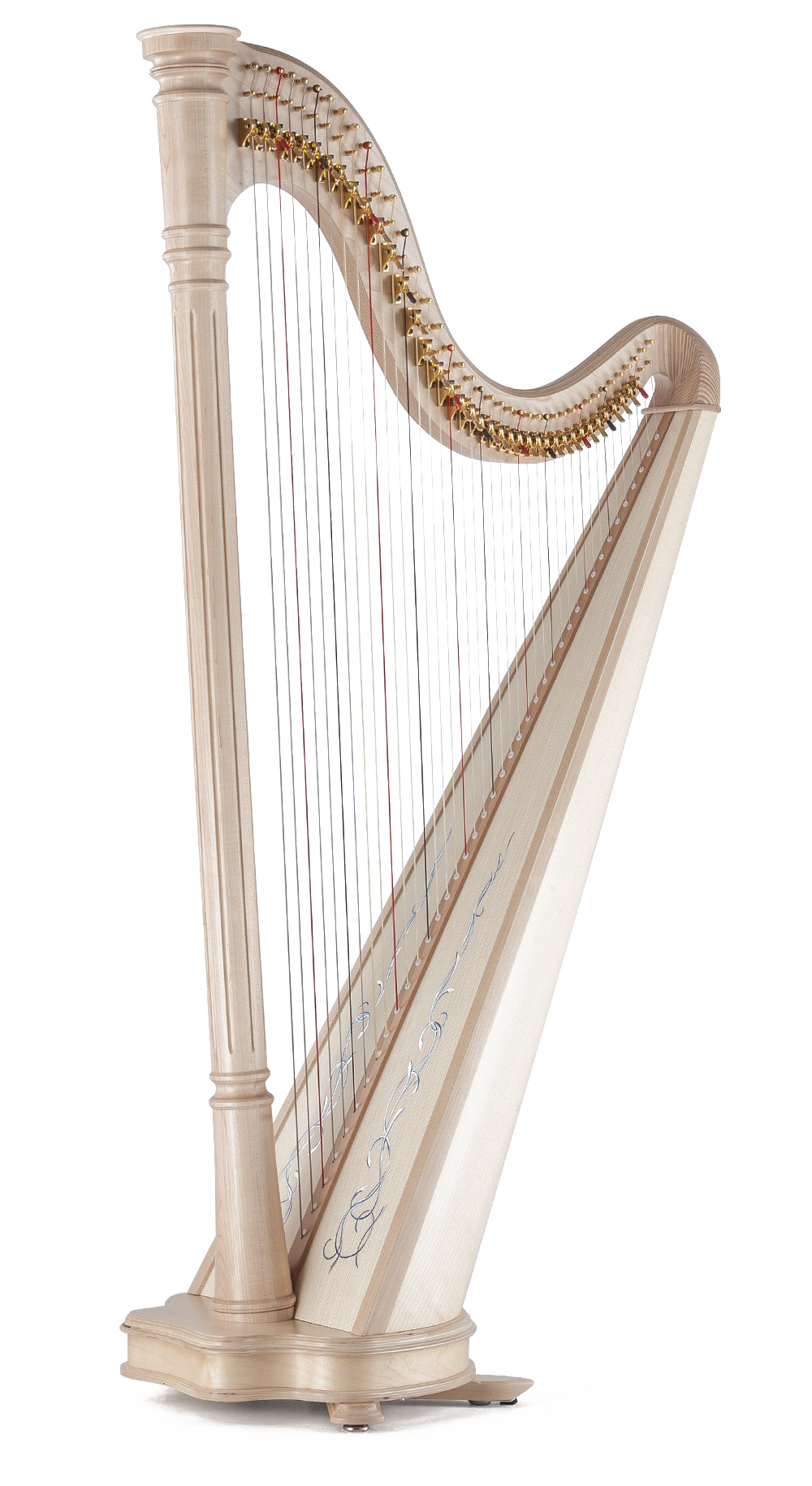 Golden Harp Transparent Background