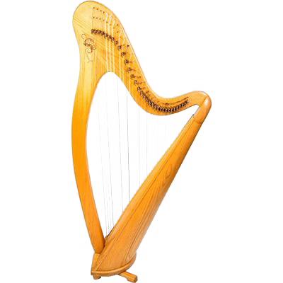 Golden Harp Transparent Free PNG
