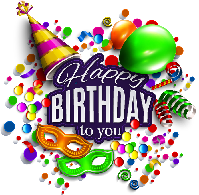 Happy Birthday Background PNG Image