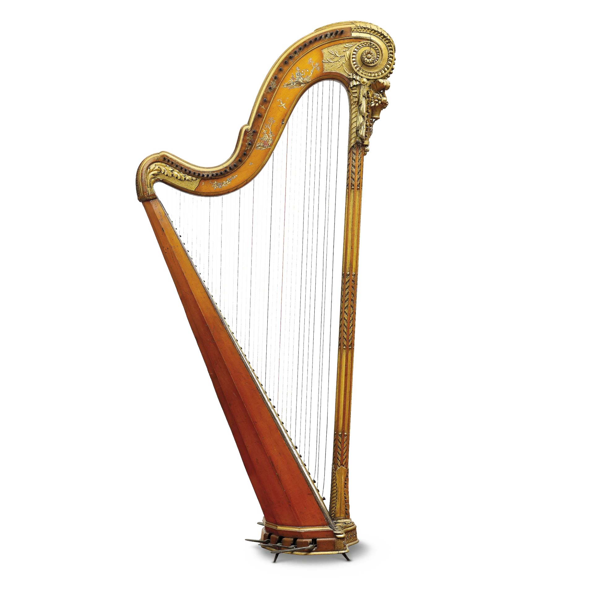 Harp PNG Clipart Background