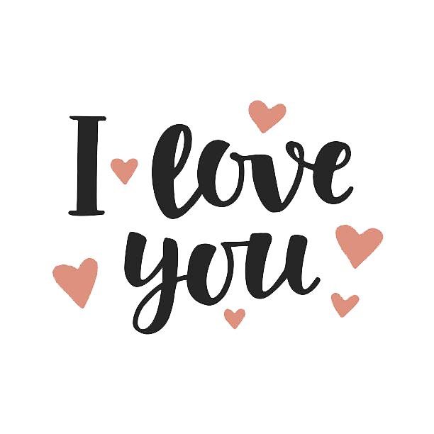 I Love You PNG Background | PNG Play