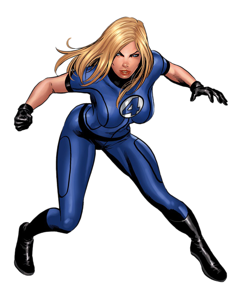 Invisible Woman Background PNG Image