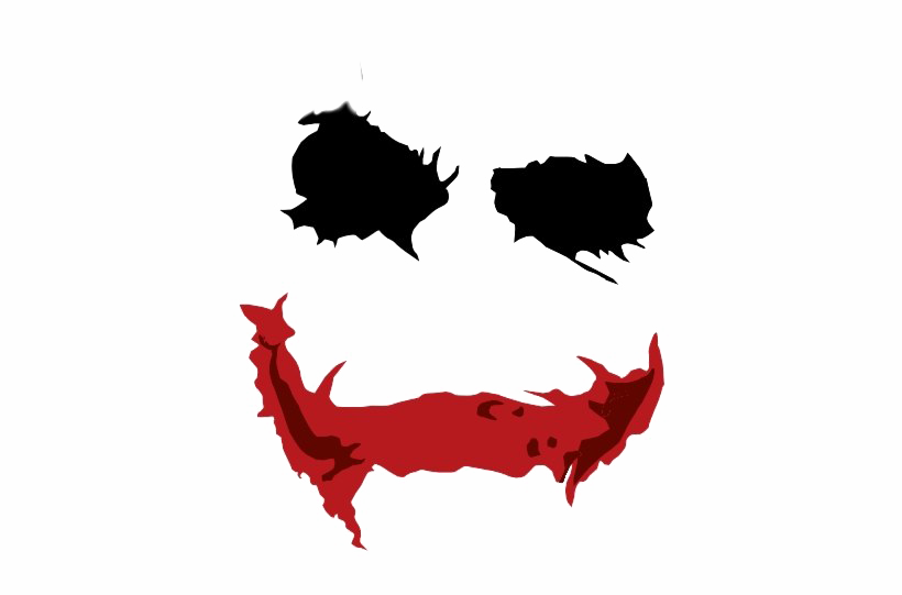 Joker Face Background PNG Image