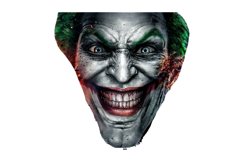 Joker Face Transparent Background