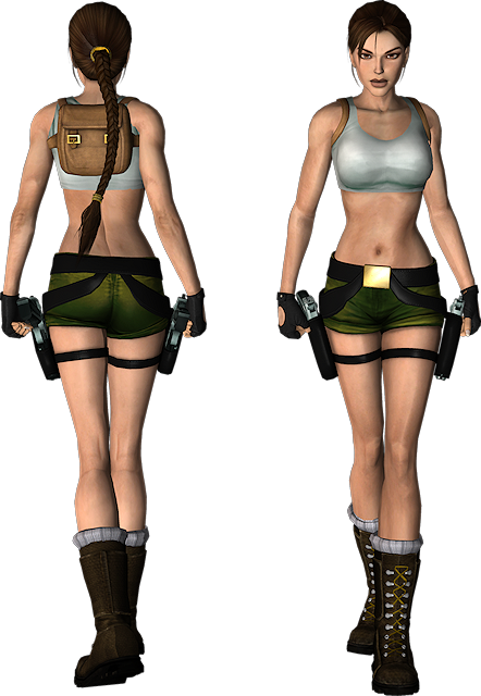 Lara Croft PNG Clipart Background