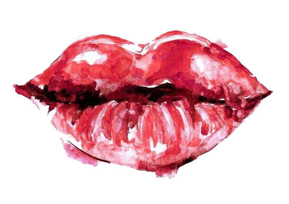 Lips Kiss Background PNG Image