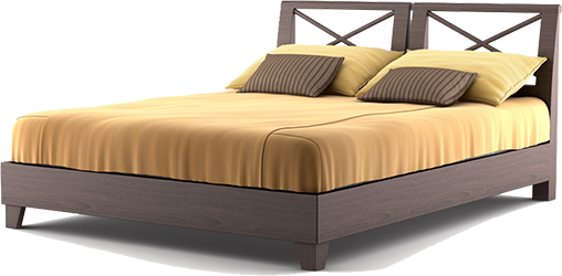 Modern Bed Transparent PNG