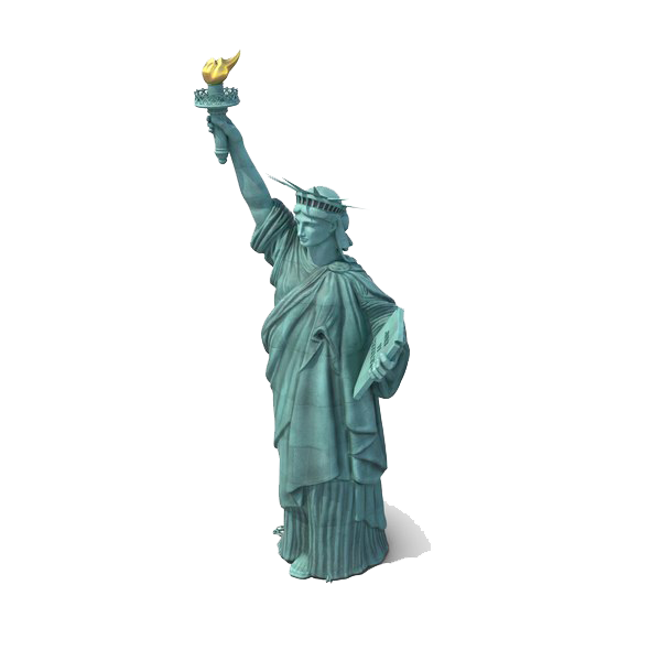 Patung New York Liberty Unduh PNG Gratis