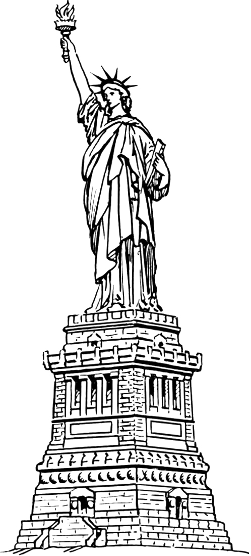 New York รูปปั้นของ Liberty Png ภาพตัดปะภาพตัดปะ