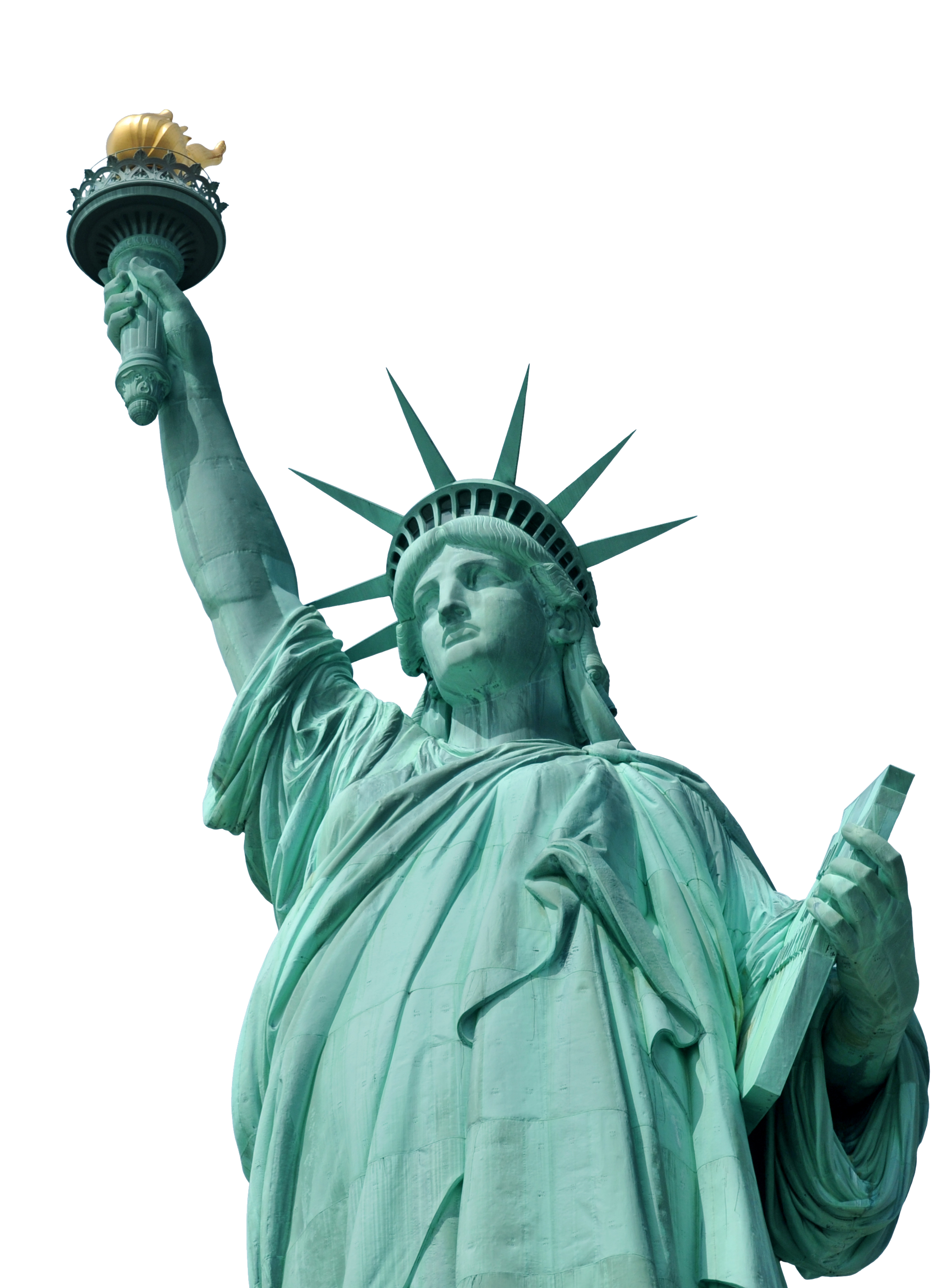 New York Patung latar belakang transparan Liberty