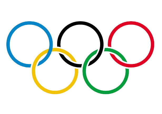 Olympic Rings Background PNG Image