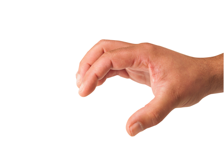 One Hand Transparent Background