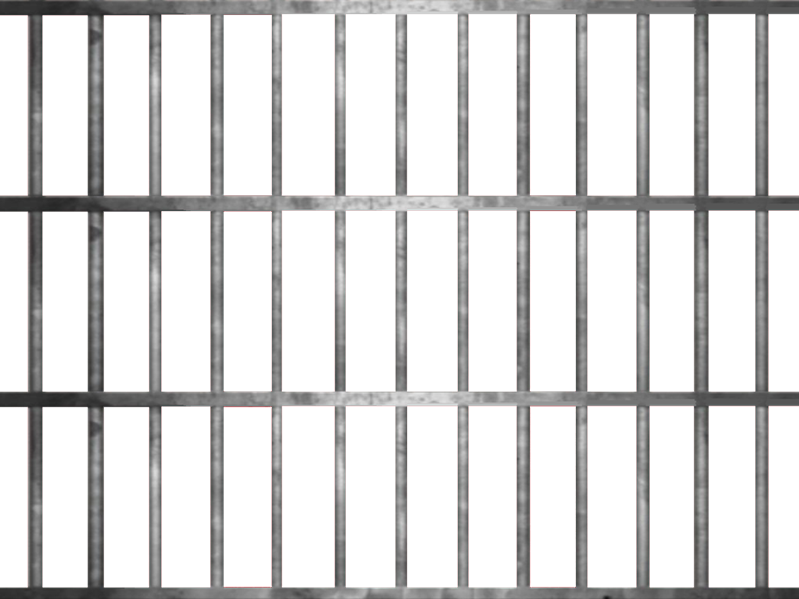 Gevangenis transparant beeld
