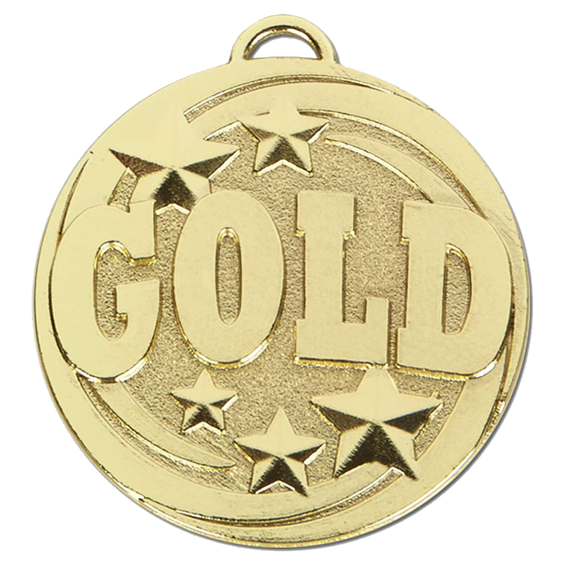 Real Gold Medal PNG Clipart Background