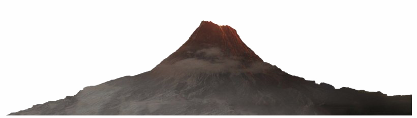 Real Volcano PNG Clipart Background
