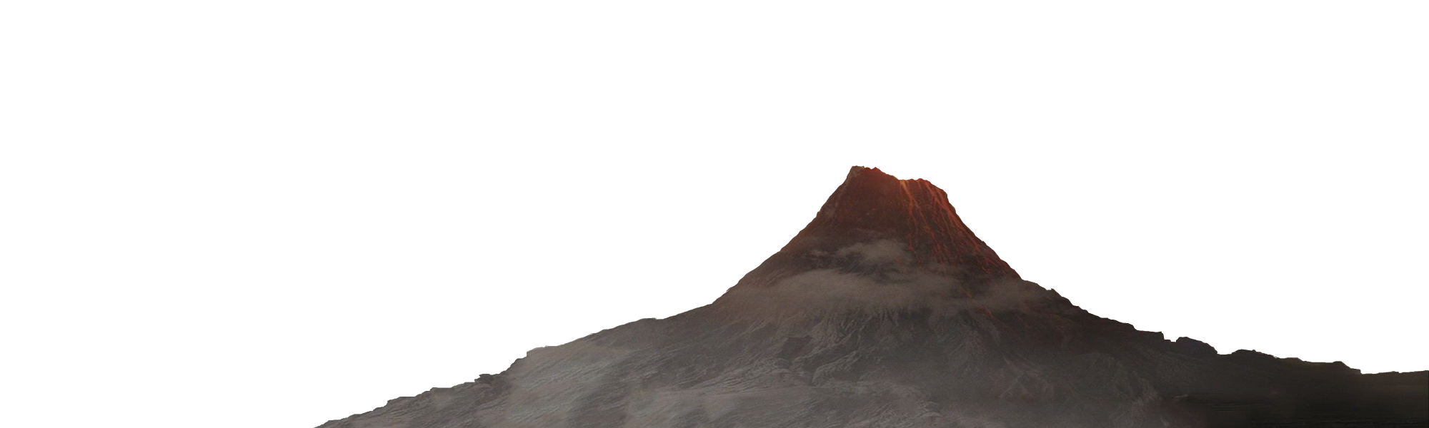 Real Volcano Transparent Free PNG