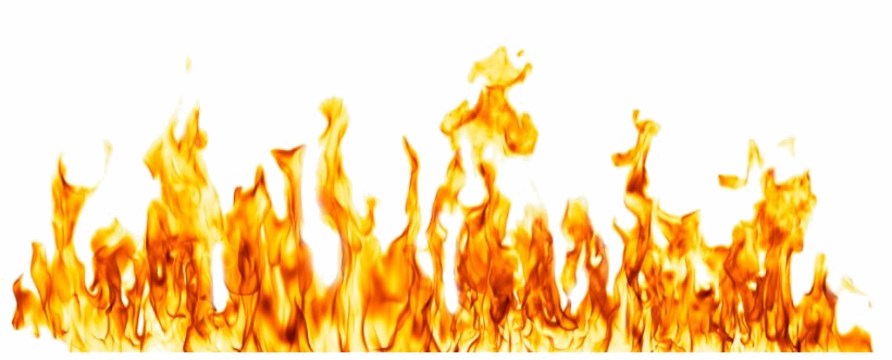 Realistic Fire PNG Clipart Background