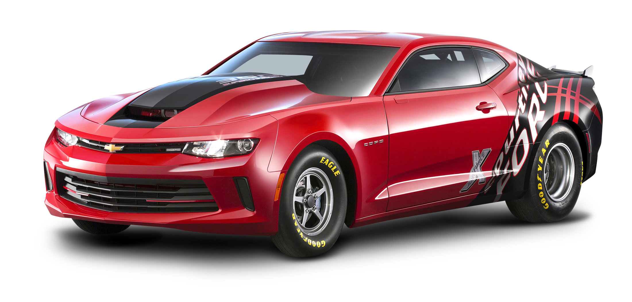 Red Chevrolet Car Background PNG Image