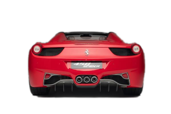 Красный Ferrari PNG фон
