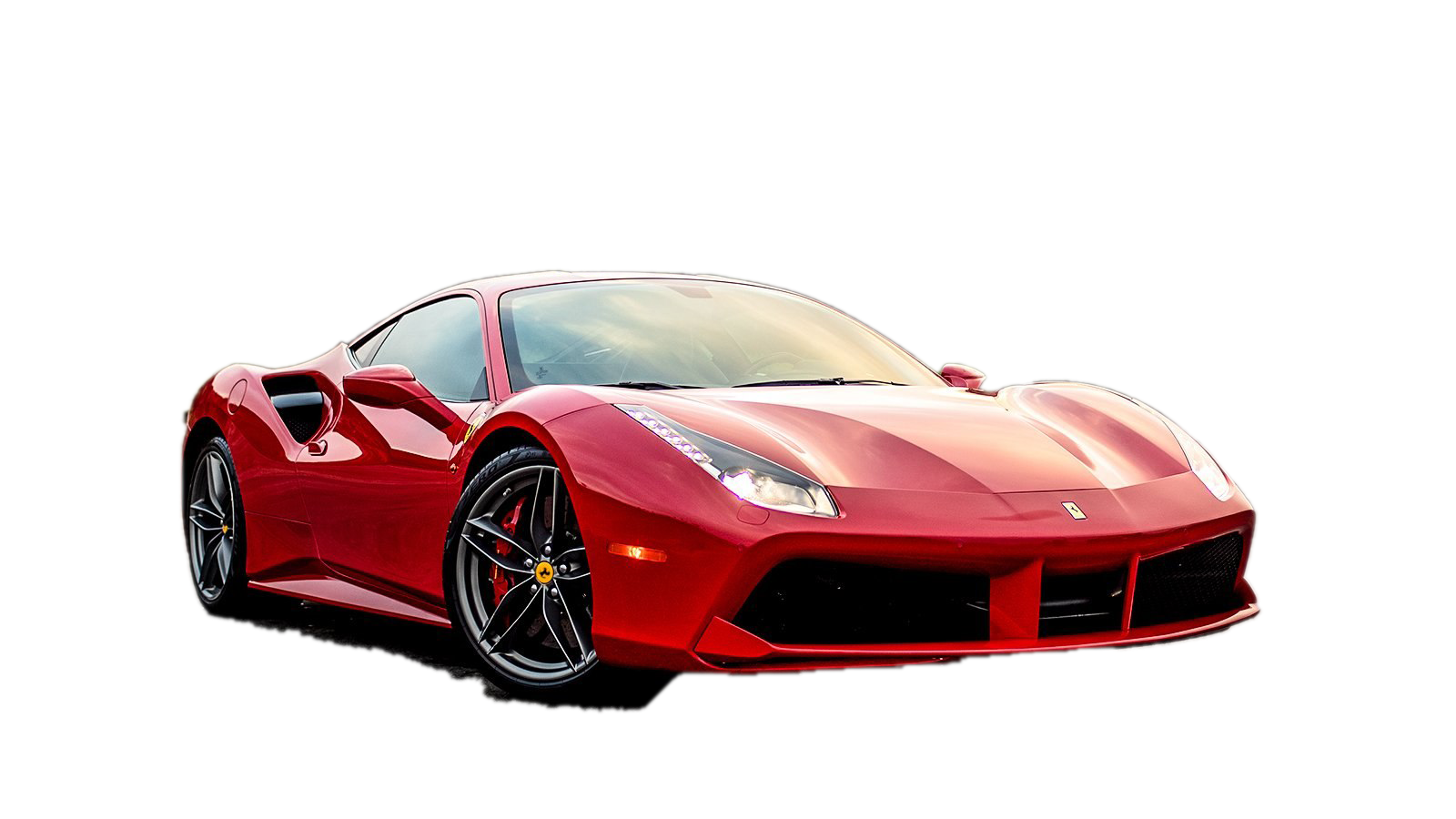 Красное качество Ferrari PNG HD