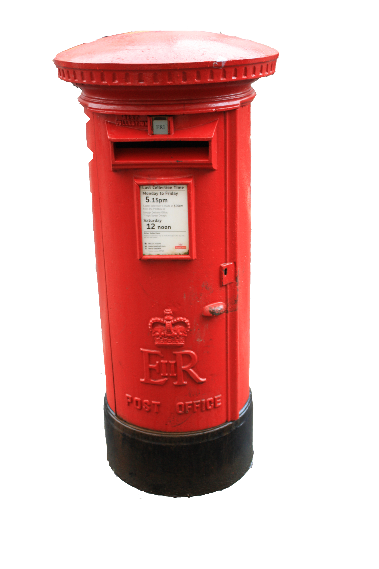 Red File transparan postbox