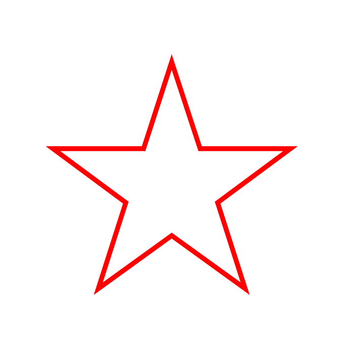 Red Bintang transparan gambar