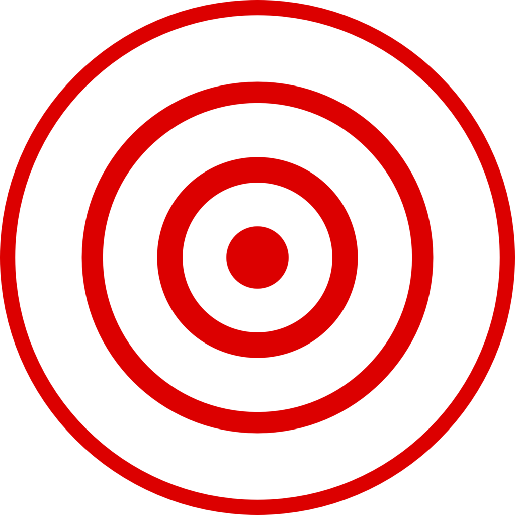 Tablero de objetivo rojo Transparente PNG gratis