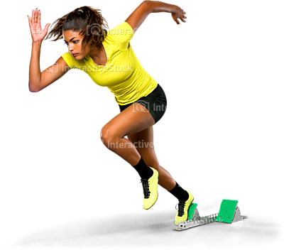 Running Female Background PNG Image
