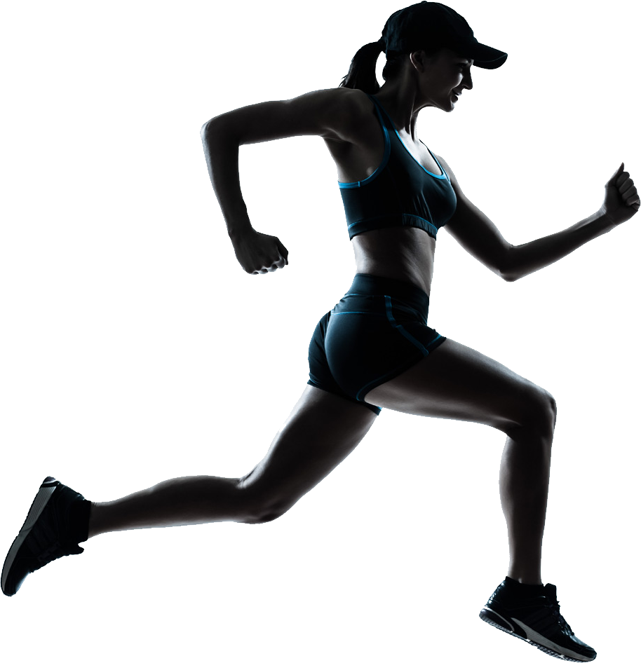 Running Female Free PNG