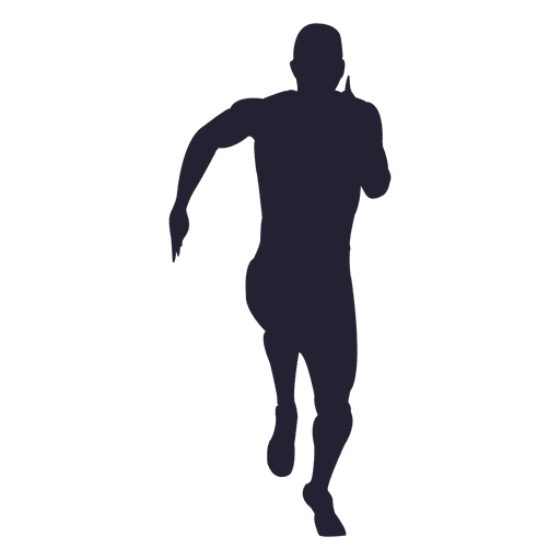 Running Man Black Transparent Free PNG