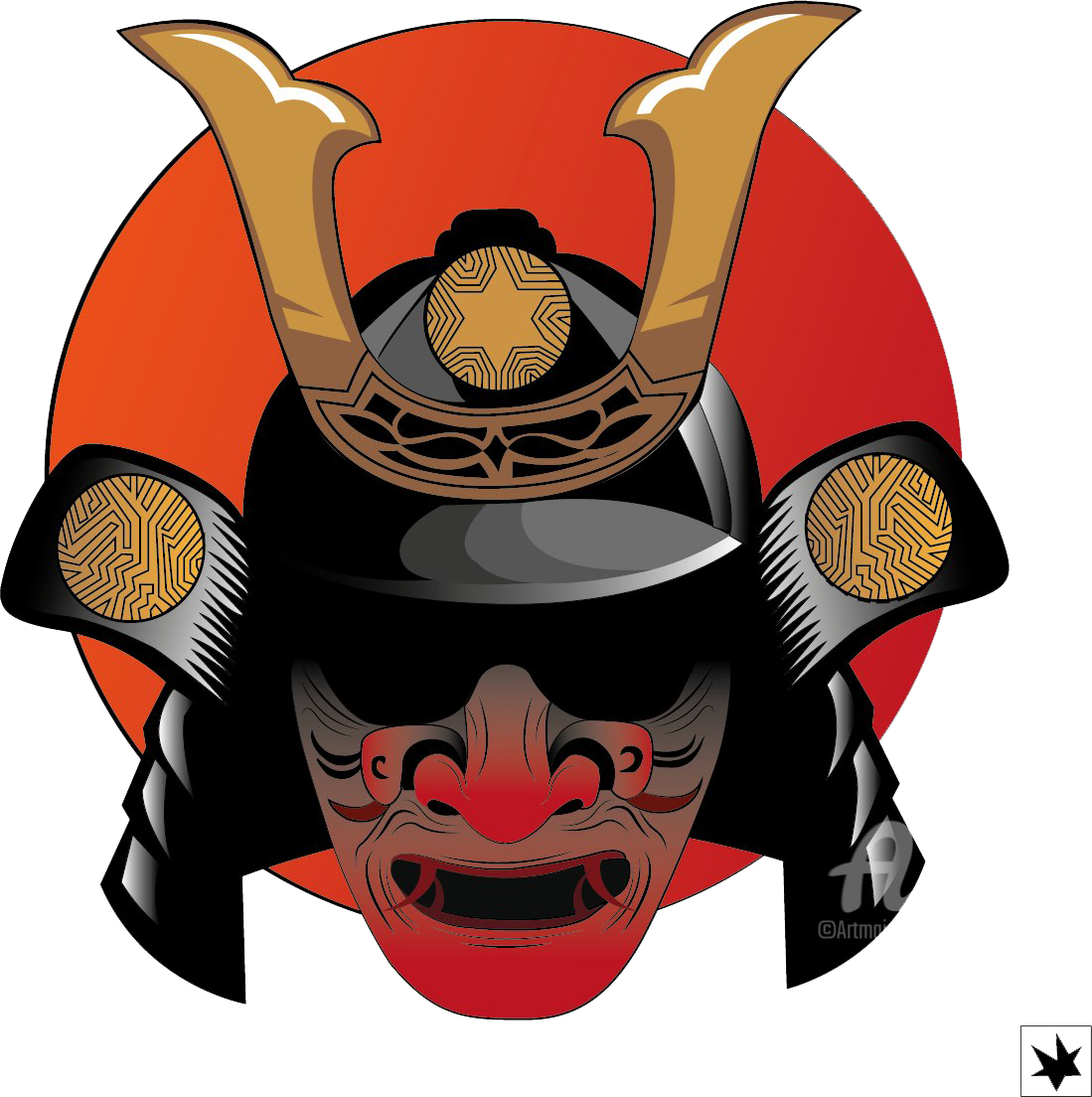 Samurai PNG Clipart Background