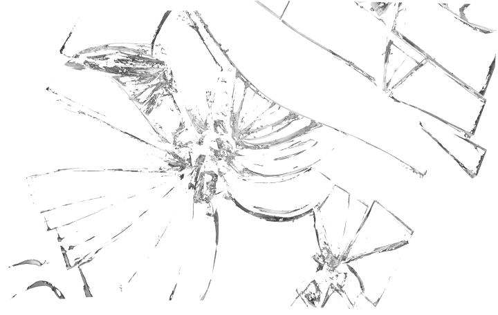 Shattered Glass Transparent Background