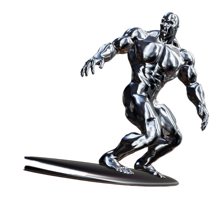 Silver Surfer PNG Pic Background