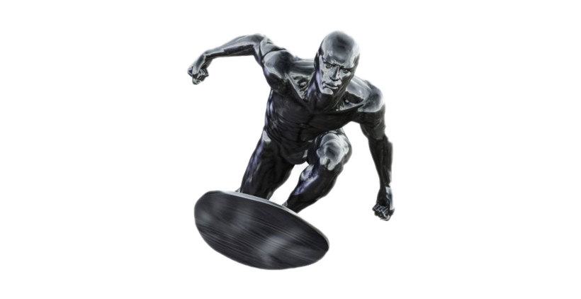 Silver Surfer Transparent Background