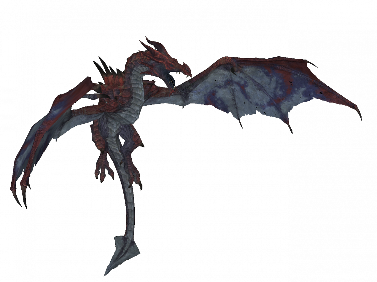 Skyrim Dragon Imagen PNG de fondo