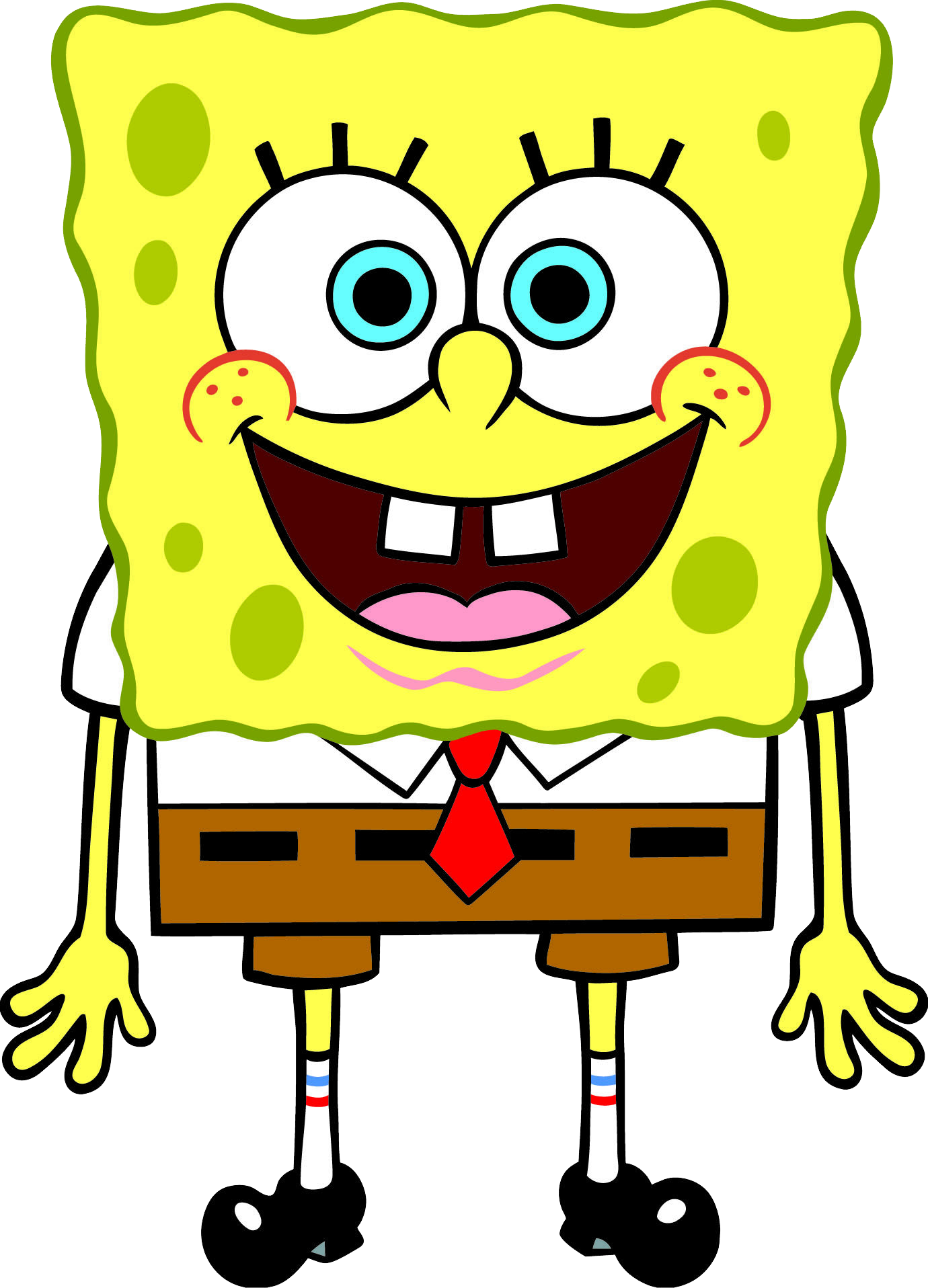 Spongebob transparan PNG gratis