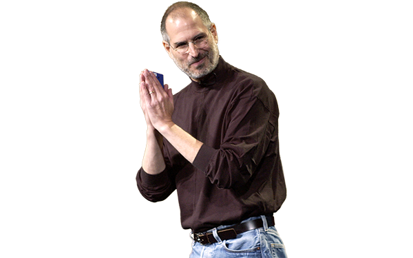 Steve Jobs transparante afbeeldingen