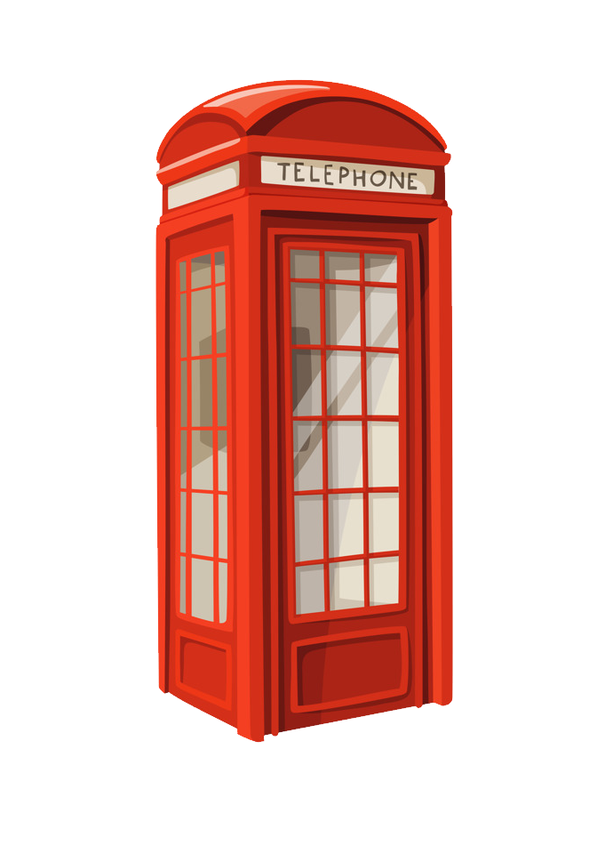 Telephone Booth PNG Background