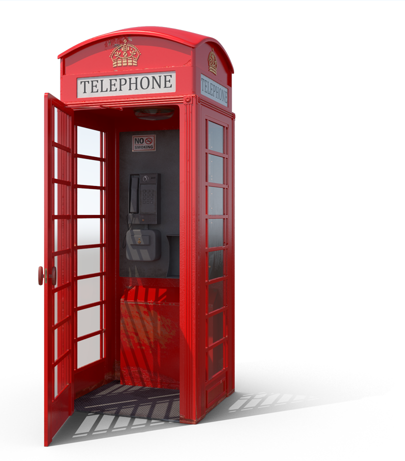 Telephone Booth PNG Pic Background