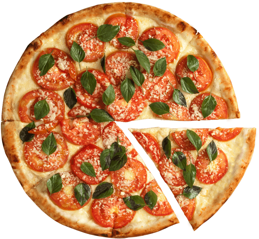 Top View Pizza PNG HD Quality
