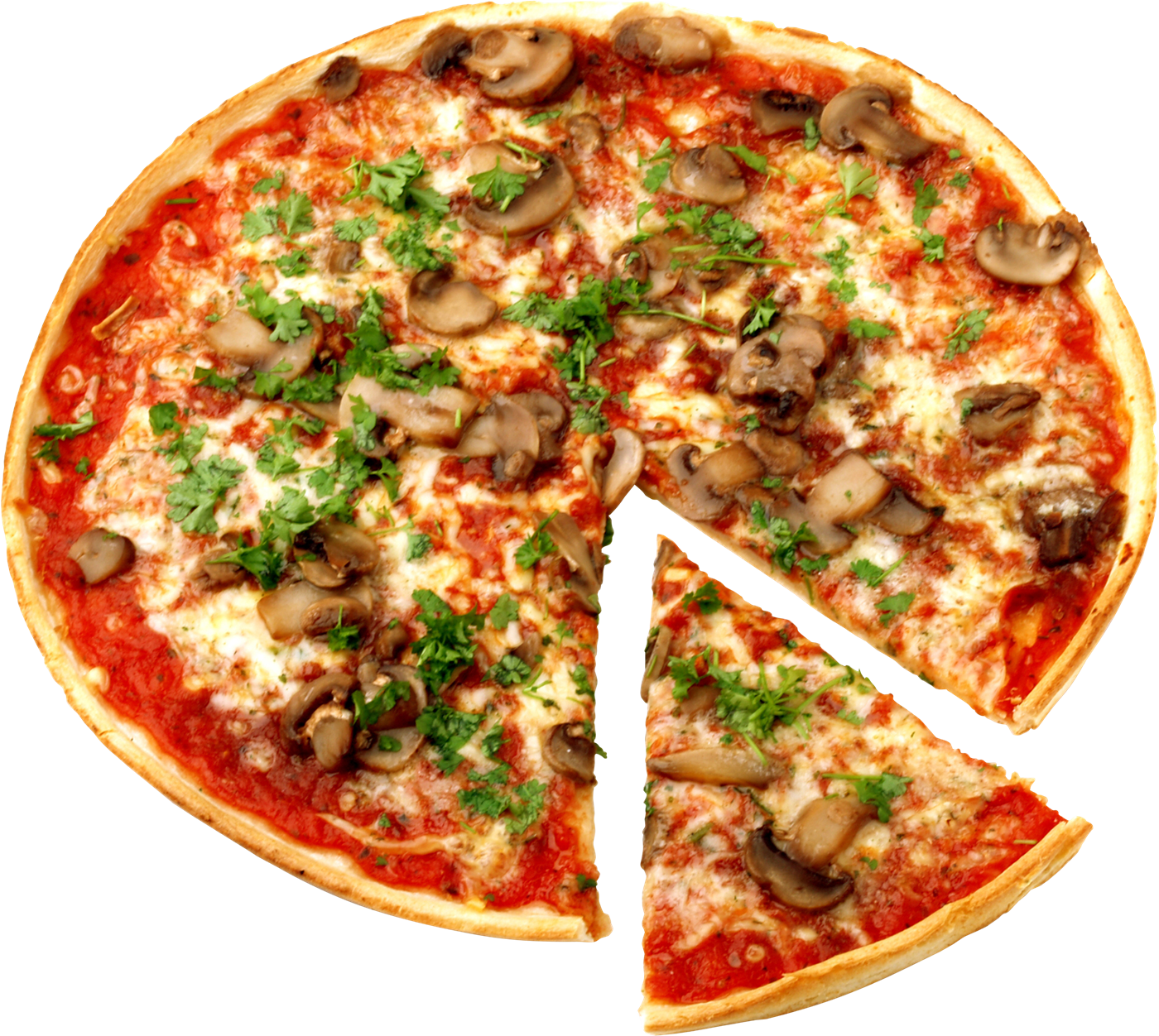 أعلى عرض بيتزا شفافة مجانية PNG