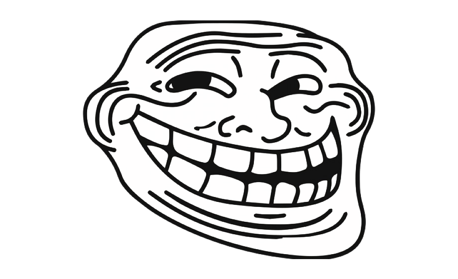 Trollface PNG Clipart Background - PNG Play