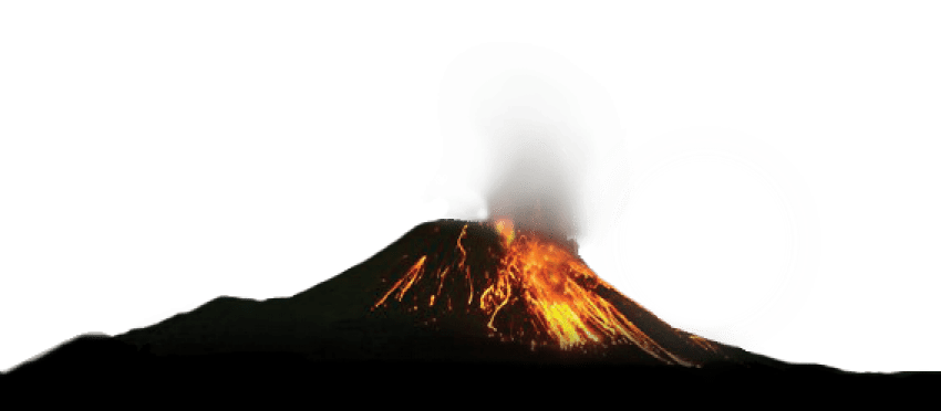 Volcano No Background