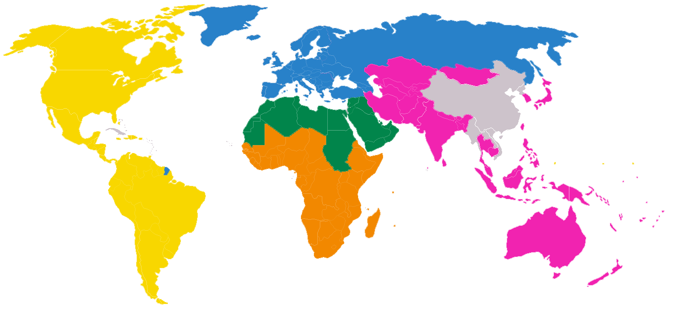 خريطة العالم PNG Clipart
