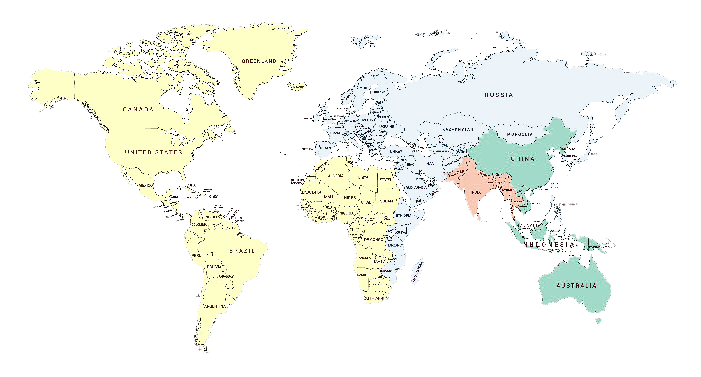World Map Transparent Image