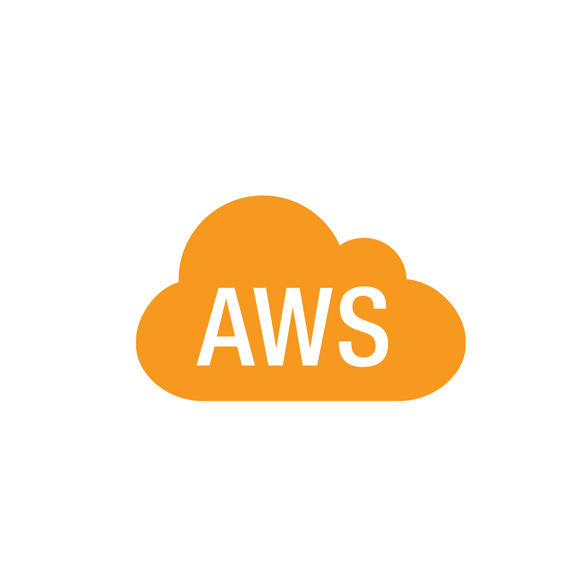 Amazon Web Services AWS Logo Background PNG Image