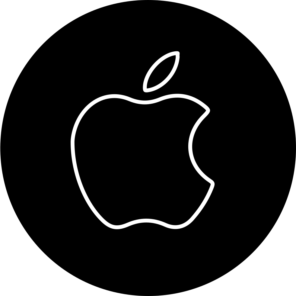 Black Apple Logo PNG Photos