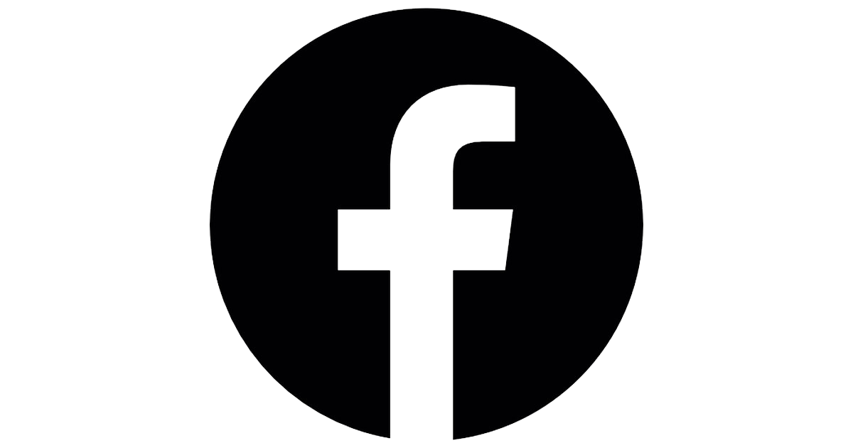 Black Facebook Logo PNG Clipart Background