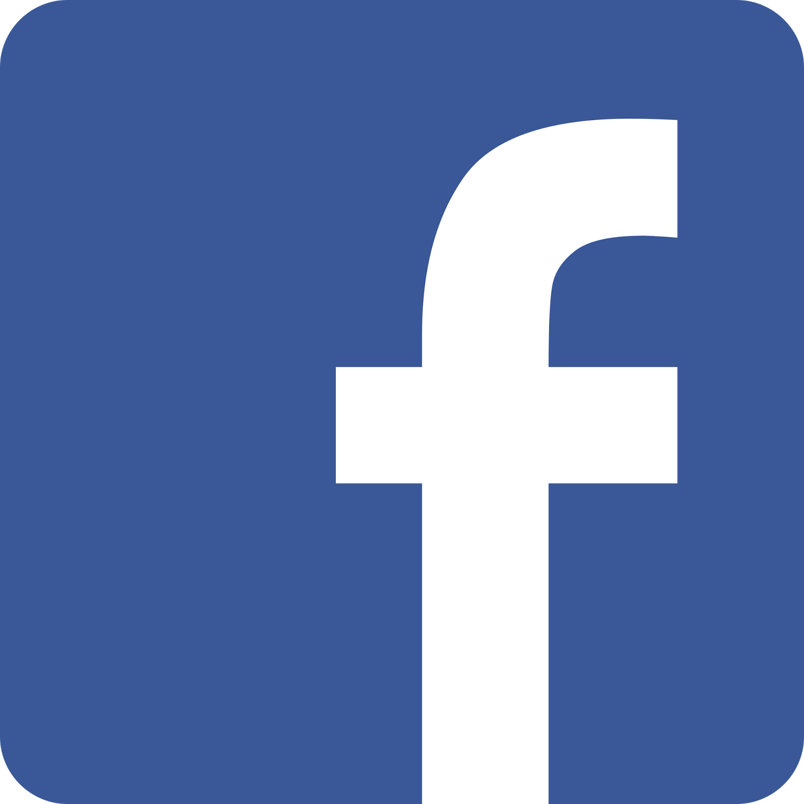 Blue Facebook Logo Background PNG Image